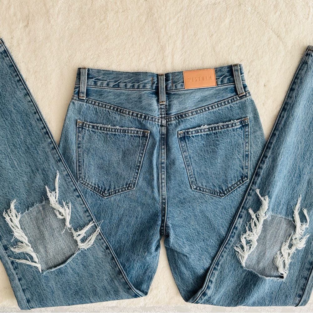 Pistola Women's Distressed Blue Jeans Sz. 26